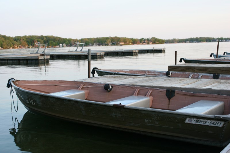 Docked at Lake James in Pokagon State Park.