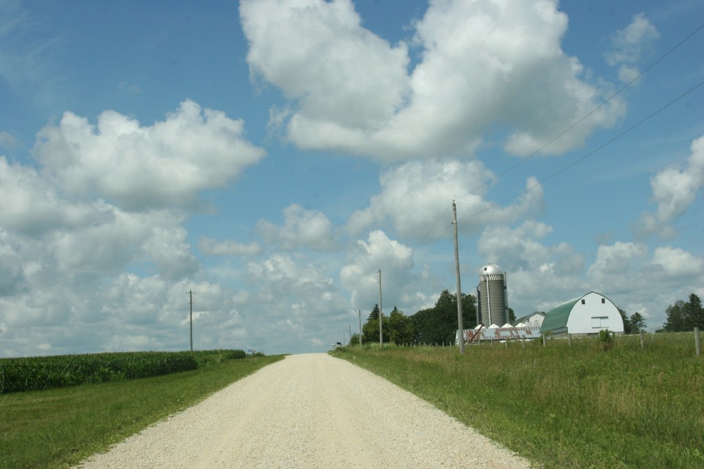 Approaching Shepherd's Way Farms, rural Nerstrand.