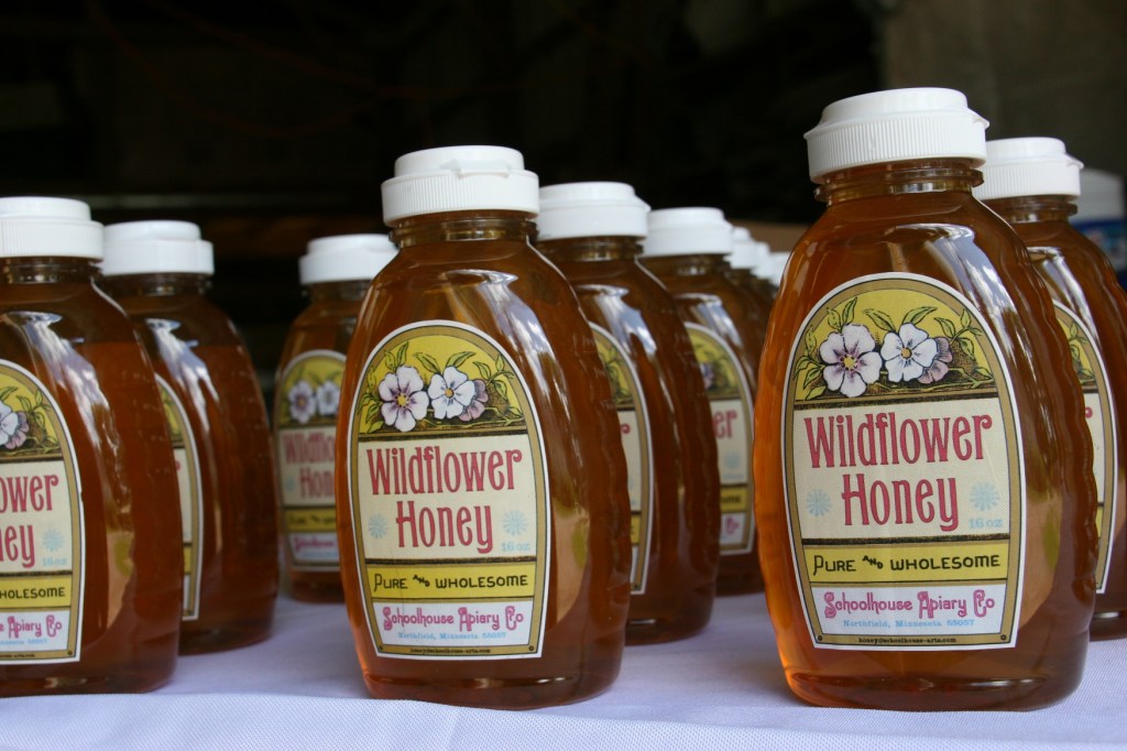 Customers could also purchase Wildflower Honey from Schoolhouse Apiary during the farm tour.