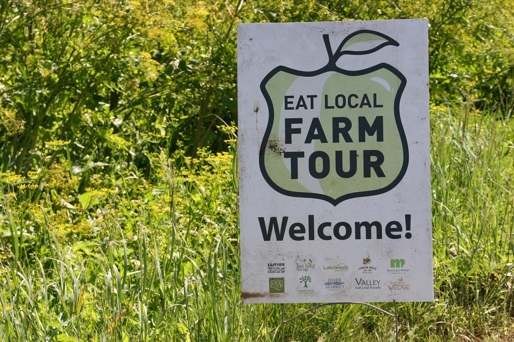 Simple Harvest Organic Farm, 7 Eat Local sign