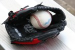 Baseball game, 33 ball & glove