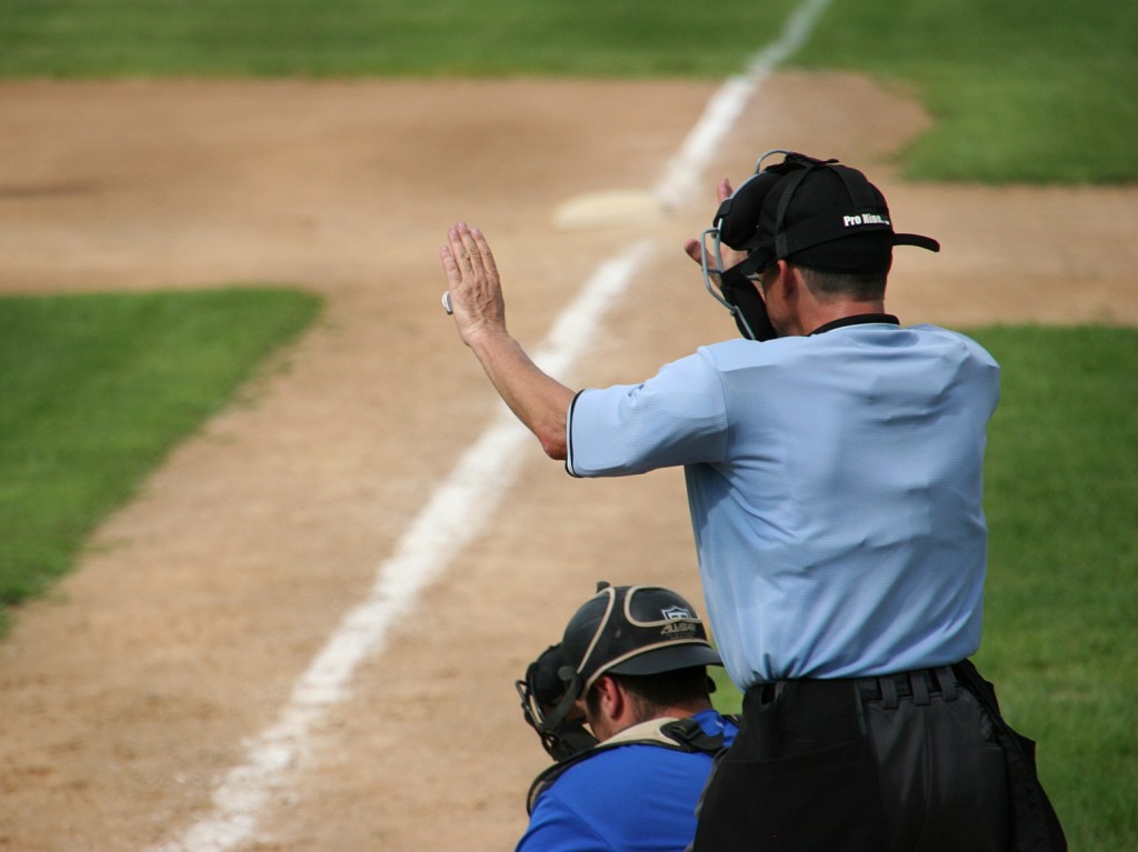 I had no clue what any of the ump's hand signals meant.