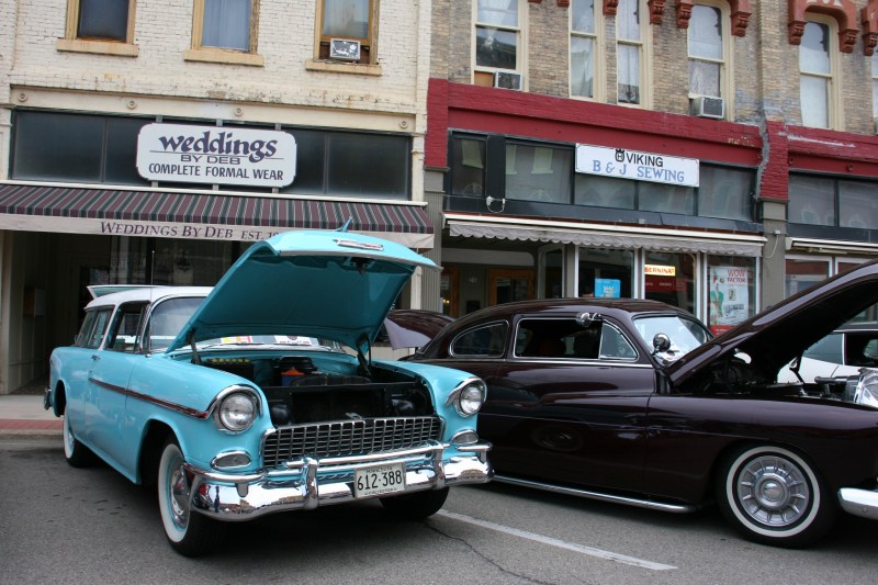 Another favorite of mine: a 1955 Chevy Nomad two-door wagon.
