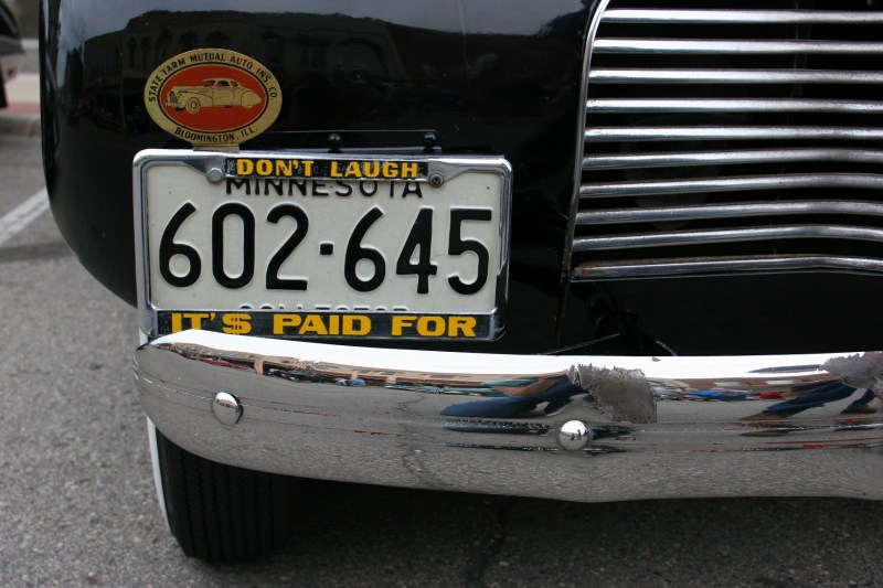 Look closely and you'll find plenty of humor at a car show.