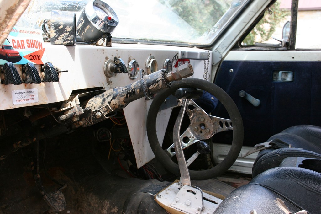 Car show, 81 inside trail truck