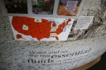 Exhibit on water, #114 US&nbsp;map