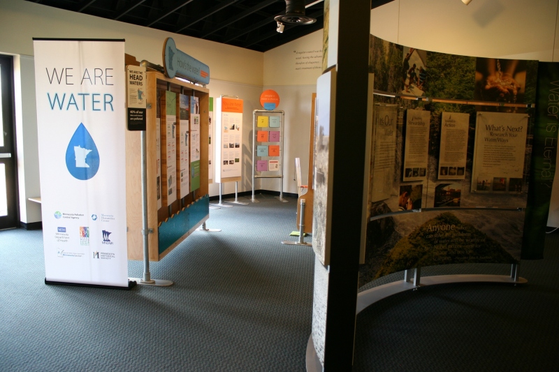 I appreciate the "We Are Water MN" aspect of the exhibit.