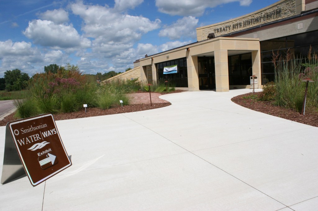 The Treaty Site History Center sits along U.S. Highway 169 on the north edge of St. Peter.