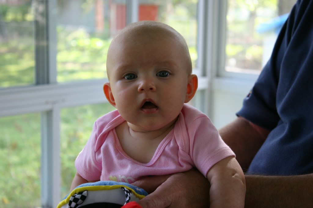 Every time I see Izzy, I do a photo shoot. Here's my favorite, shot in the golden hour of evening light on a screened porch.
