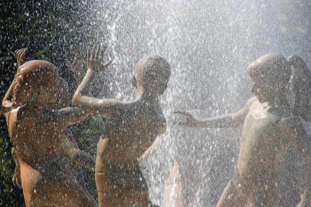 The Ring Dance fountain in City Park, Appleton, Wisconsin