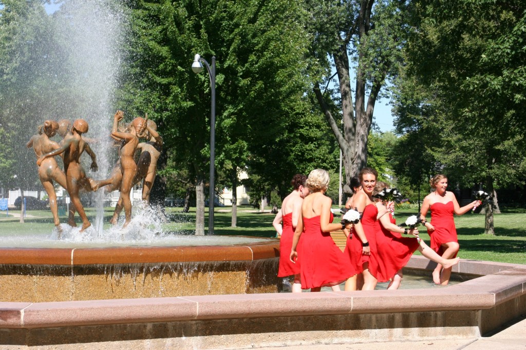 Ring Dance fountain, #56 cavorting