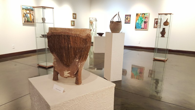 A sampling of the art showcased in the Somali exhibit at the Paradise. Photo courtesy of the Paradise Center for the Arts, Faribault.