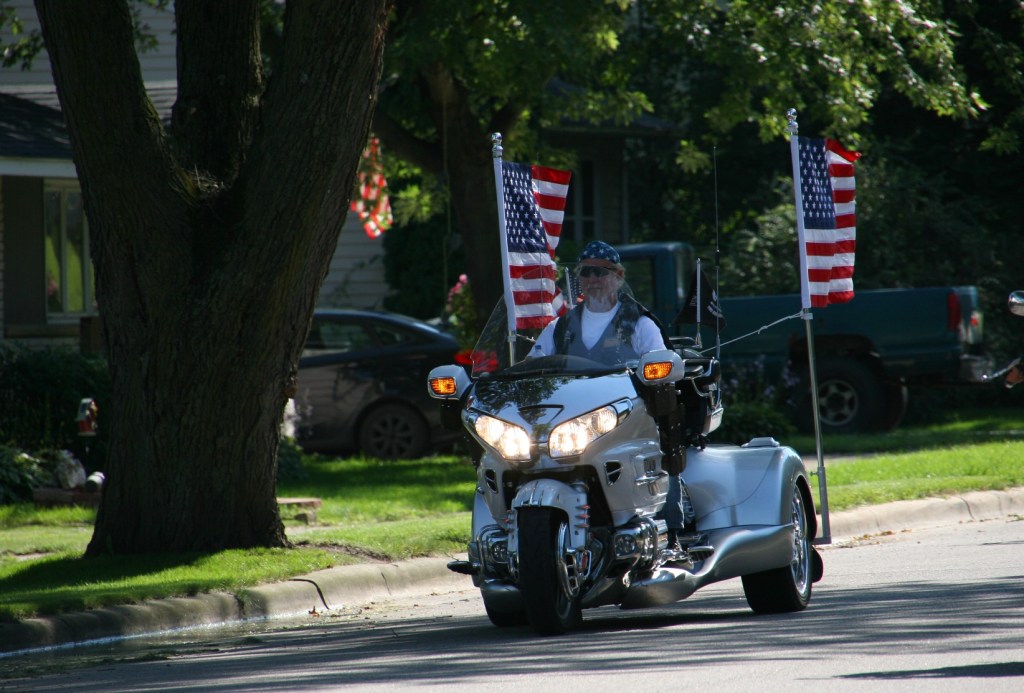 Vietnam Wall Memorial processional, #32 trike