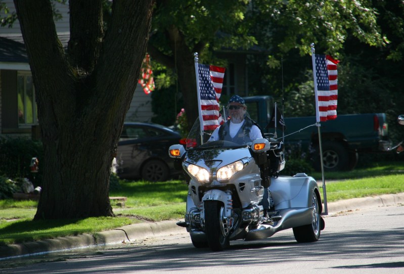 Vietnam Wall Memorial processional, #32 trike