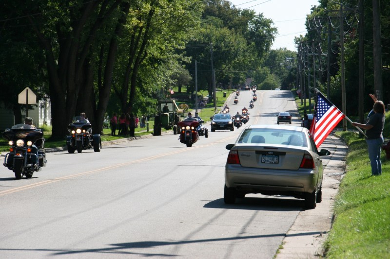 Vietnam Wall Memorial processional, #50 bikes