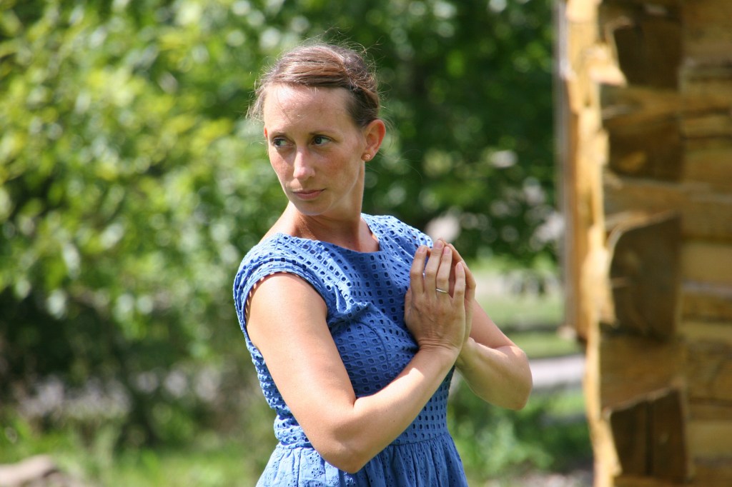 Water celebration, #57 dancer with hands together