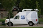 faribault-flood-18-channel-4-news-van