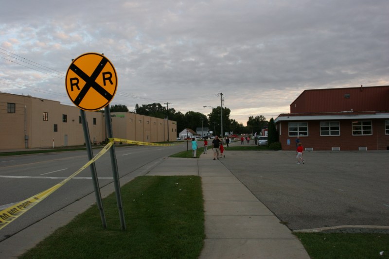 Several blocks of Second Avenue by the Cannon River are closed.