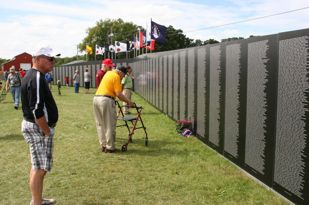 Thousands remembered as they visited the Traveling Vietnam Memorial Wall in Faribault.