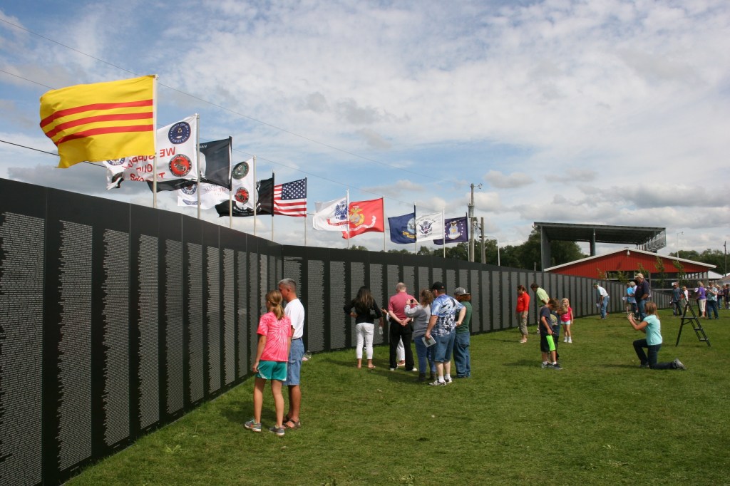 The traveling wall drew thousands to Faribault during a several day showing at the Rice County Fairgrounds.