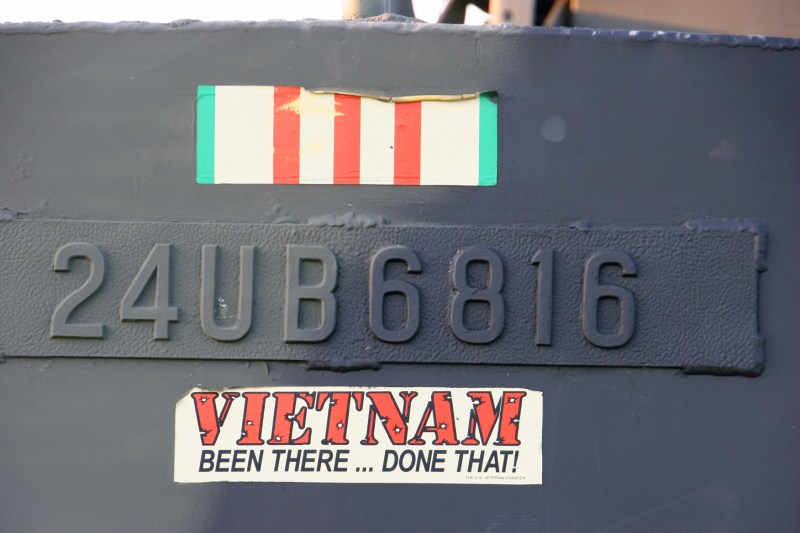 I noticed this sticker on the end of the boat.
