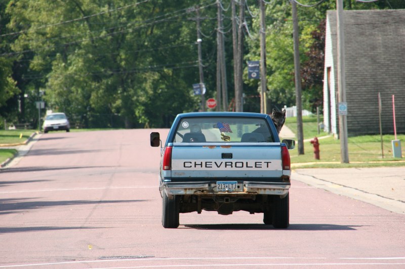 A recent street scene from small town Waterville, Minnesota.