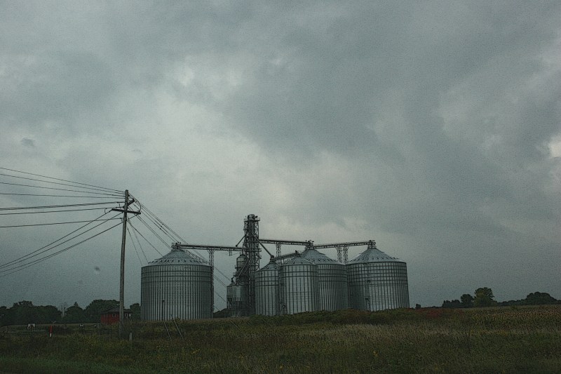 On a rainy Friday afternoon, I photographed this scene along Wisconsin Highway 21, a rural region of the state.