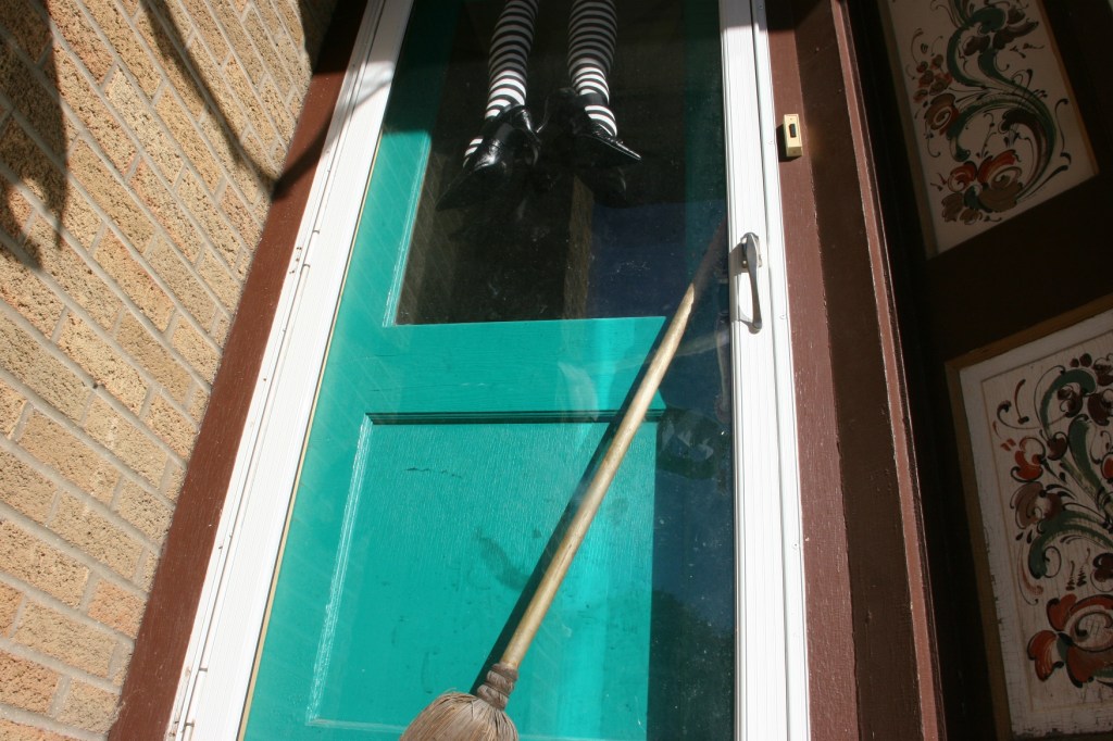 On the Kusters' front door...