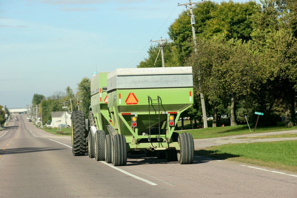 Driving into Courtland.