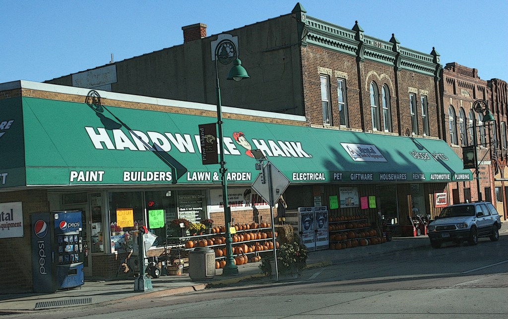 Hardware Hank, photographed in Pine Island in October.