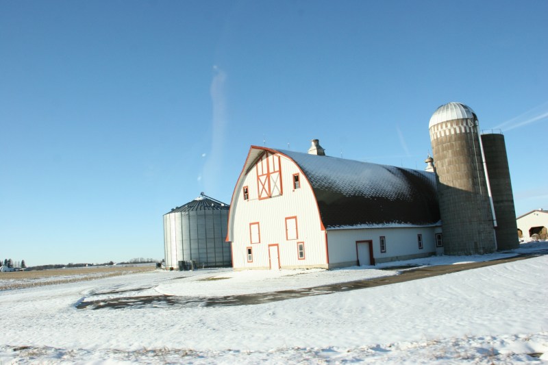 A scene along Minnesota State Highway 23 between Foley and St. Cloud on Sunday afternoon.