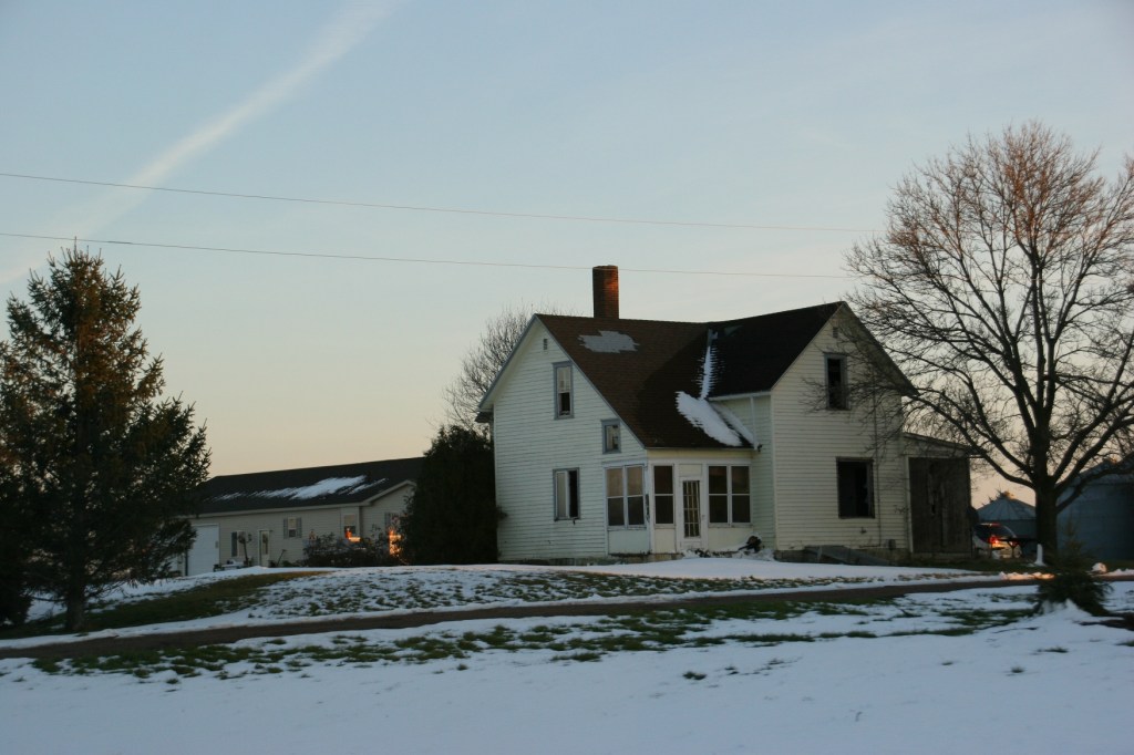 A farmhouse along Minnesota State Highway 19 in Redwood County near my hometown of Vesta.