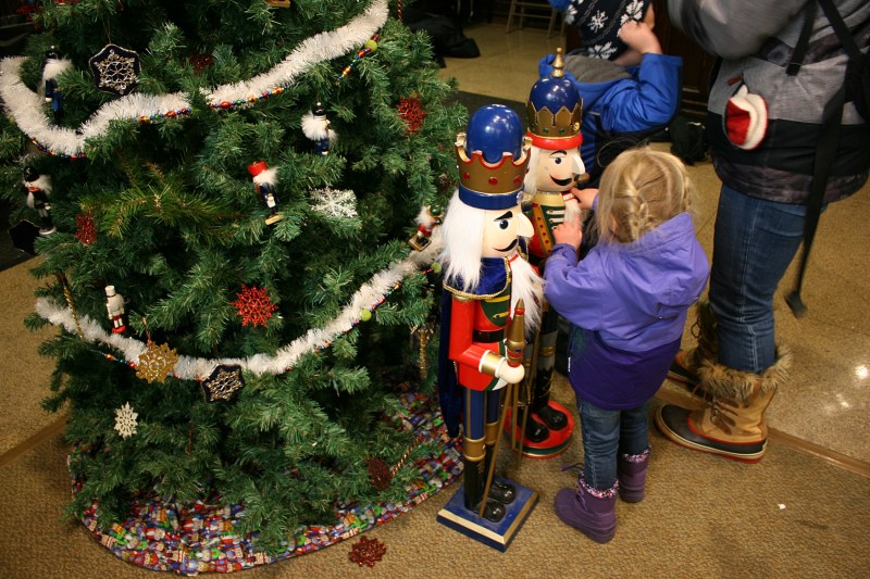 These nutcrackers fascinated the kids.