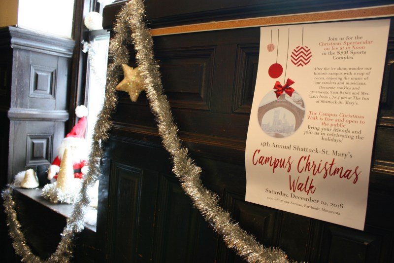 Window sills, nooks, hallways and more are decorated for the Christmas Walk.