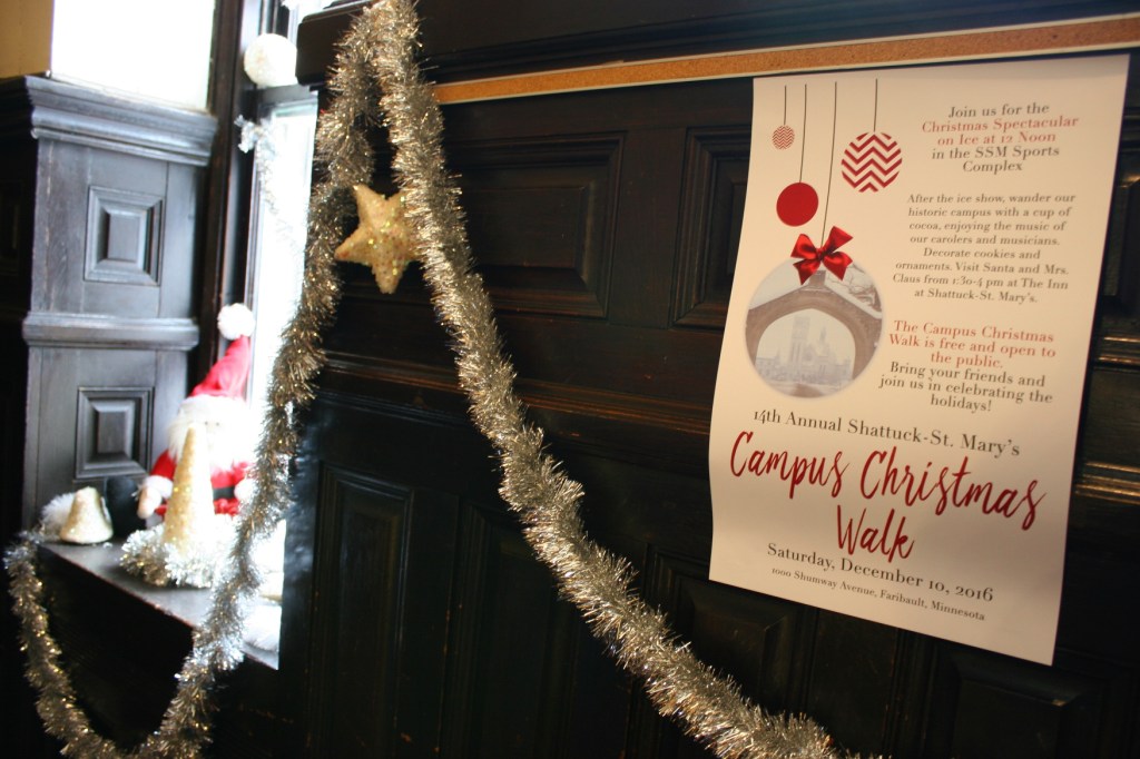 Window sills, nooks, hallways and more are decorated for the Christmas Walk.