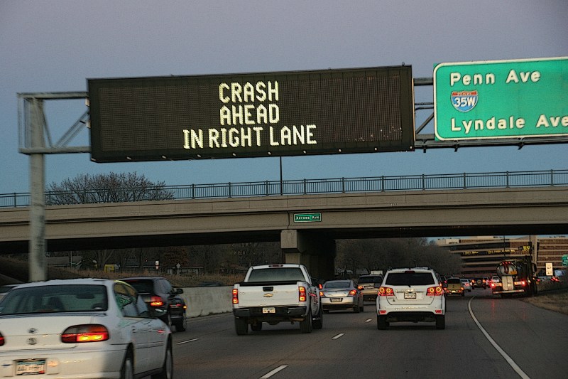 On 494 near 35W.