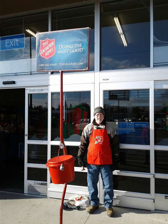 Randy ringing bells.