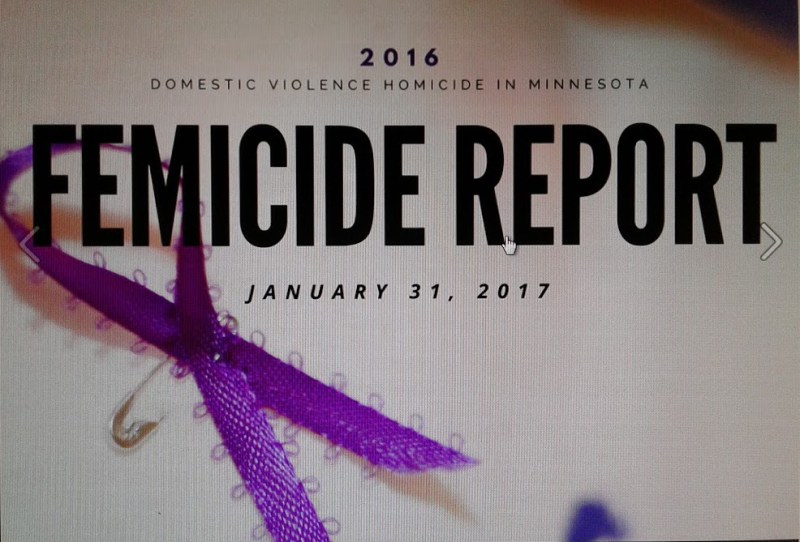 A graphic from the MCBW Facebook page promoting release of the 2016 Femicide Report.