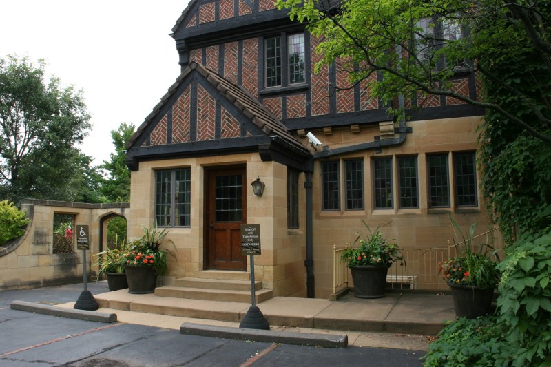 The public entry to The Paine Art Center.