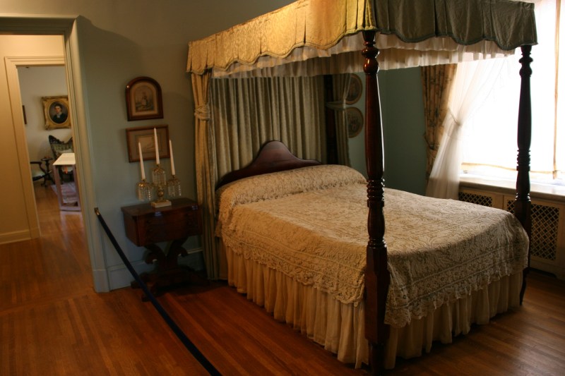 The second floor includes two bedrooms.