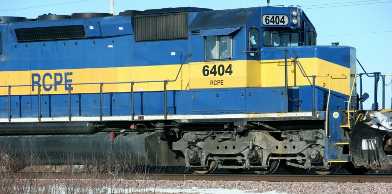Powering into a new year, symbolism in a locomotive photographed along US Highway 14 between Owatonna and Janesville.