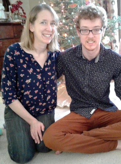 Amber and Caleb. Minnesota Prairie Roots cell phone photo December 2016.