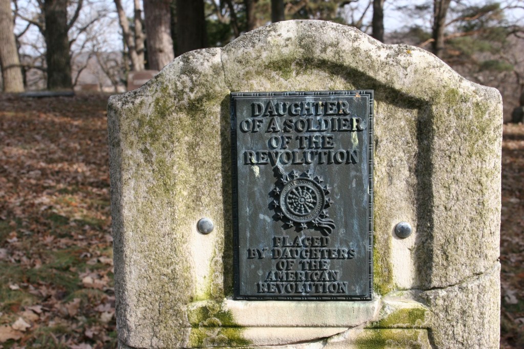There's so much history in cemeteries. This sign led me to visit the Dalby Database to learn more about the woman buried beneath this marker.