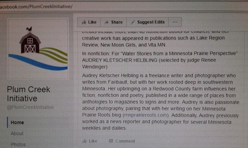 From the Plum Creek Initiative Facebook page.