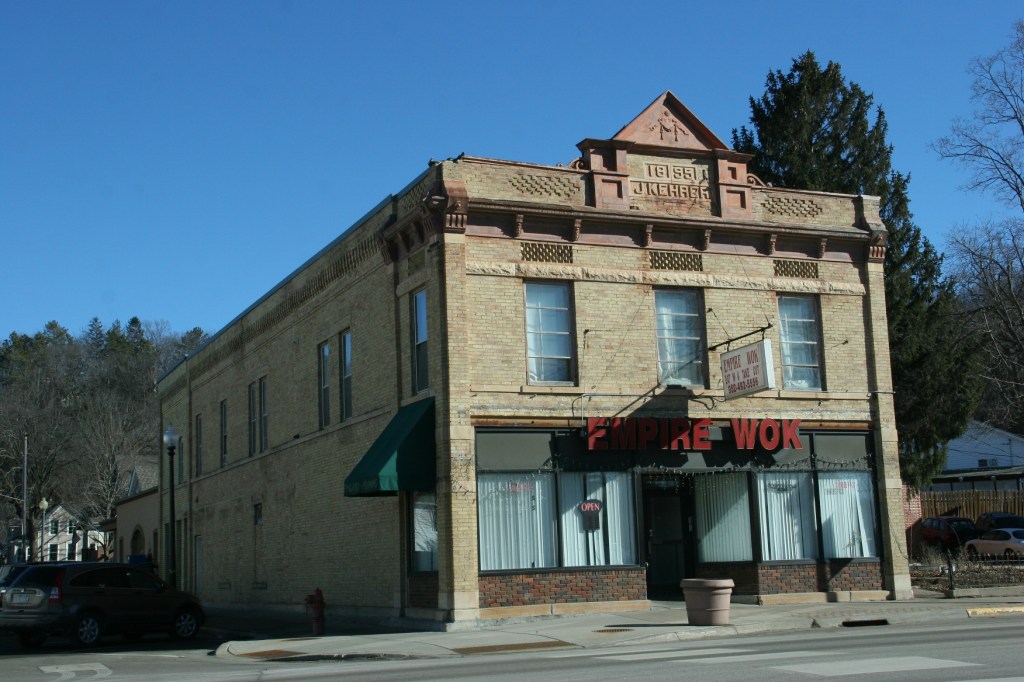 A Chinese restaurant is housed in one of Jordan's many historic buildings.