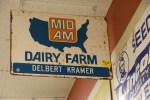 Antique shop, #181 Dairy Farm sign