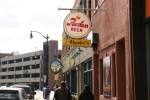 Downtown La Crosse, #98 Peerless Beer & peds with ramp