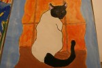 Student art, #50 cat by&nbsp;Gracie