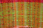 Weaving, #67 close-up green and&nbsp;orange