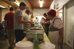 Church fest, food #27 serving line